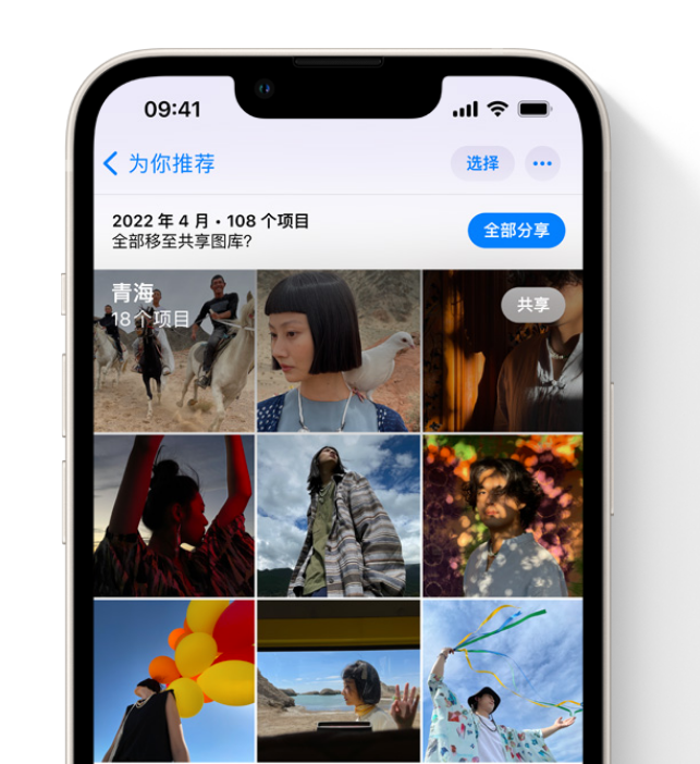 塔城苹果维修网点分享在 iPhone 上使用共享图库 