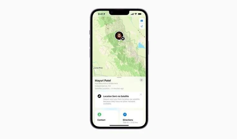 塔城苹果14维修分享iPhone14系列中 FindMy功能通过卫星分享位置方法教程 