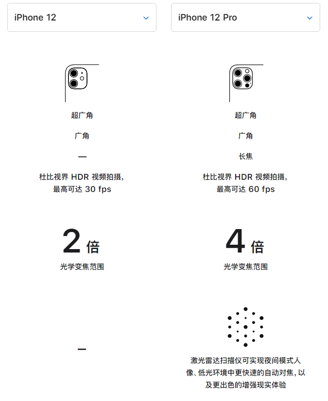 塔城苹果手机维修分享苹果 iPhone 12 与 iPhone 12 Pro 选哪款 